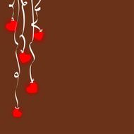 Hanging Ribbon Hearts