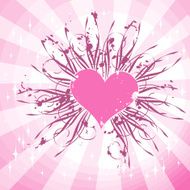 Grunge Valentine Background