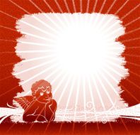 Love card with Cherub N2