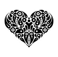 Decorative heart tattoo N2