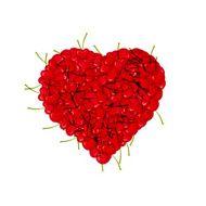cherry style heart