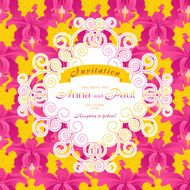 Wedding Invitation (Pink Orchid)