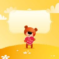 Bear hug label