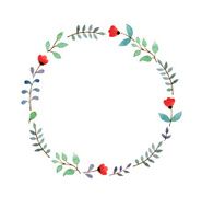 floral frame N215
