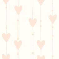 Retro heart pattern