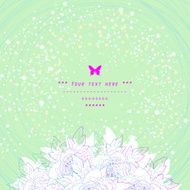 Beautiful bouquet in vector Hand drawn vector illustration N2