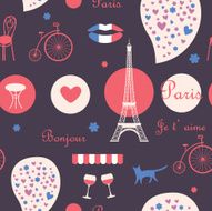 night Paris background N2