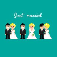 PixelArt wedding