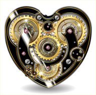 steampunk mechanical heart N2