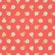 Seamless pattern with roses N128