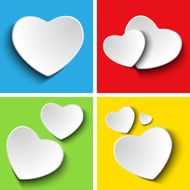 Valentines Day Set of Four Web Banners N10