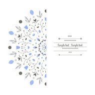 Floral card N68