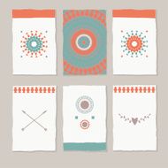 set of ethnic banners N2