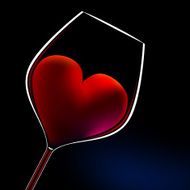 Valentines wine