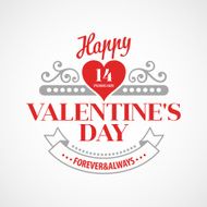 Typography Valentine&#039;s Day cards N20