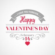 Typography Valentine&#039;s Day cards N21