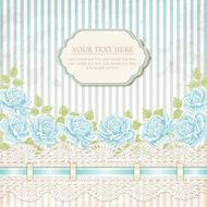 Vintage Background With Roses N6