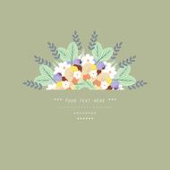 Gentle decor with flowers N21