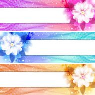 Flower Banner Set N2