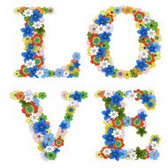 LOVE floral