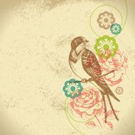 Retro floral background N22