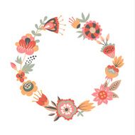 floral frame N216