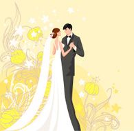 Bride and groom N61