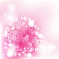 Abstract colorful background with flowers N13