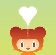 Love dusted (vector)