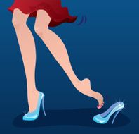 Cinderella&#039;s shoes