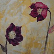 painting floral card N8