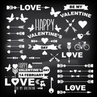 Valentine&#039;s Day set of symbols N5