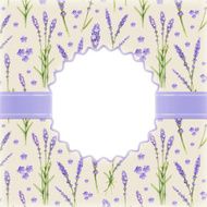 Artistic background with watercolor flowers N6