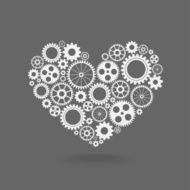 Heart with gears N7
