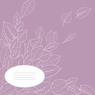 Floral composirion with leaves N9