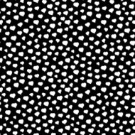 Simple Black and White Pattern with Hearts Seamless vector pattern