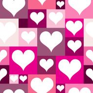 Love Pattern With Hearts