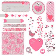 Valentine&#039;s Day set of design elements N3