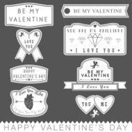 Valentine's Day labels N9