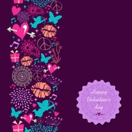 Happy Valentine`s day postcard