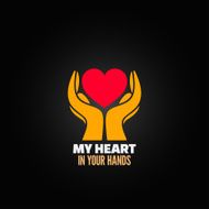 valentines day hand holding concept background