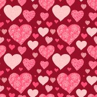 Seamless Valentine&#039;s day background N20