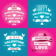 Valentine&#039;s Day set of symbols N7