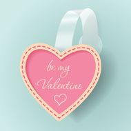 Valentines day vintage vector sticker