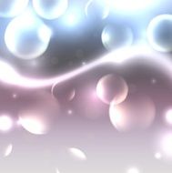 Abstract background with glowing bubbles N2