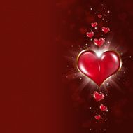 Valentine Hearts Holiday Background