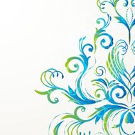 Retro floral background for vintage design N2