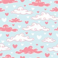 Romantic seamless pattern N50