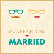 wedding invitation card template couple
