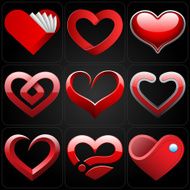 Heart Icons Set N9
